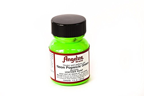 Angelus Acrylic Leather Paint- 1 Oz.- Popsical Green