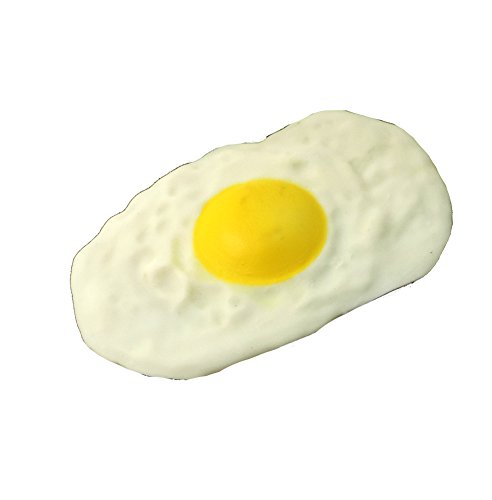 Rubber Fake Fried Egg Joke Prank Gag