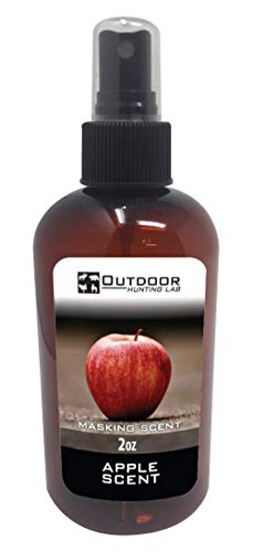 Outdoor Hunting Lab Apple Cover Scent for Deer Hunting (2 oz) – Portable Deer Attractant - Deer Scents and Attractants Spray – Scent Blocker for Stands, Hunting Gear & More - Deer Hunting Accessories