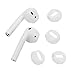 [Fit in The case] Auyuiiy Ear Covers Accessories Compatible with Apple AirPods 1 & AirPods 2 or EarPods Headphones/Earphones/Earbuds (3 Pairs) (White)thumb 4