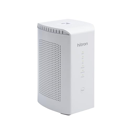 Hitron D60 5G Cellular Router with Sim Card Slot | AX3000 WiFi 6 Router with Mesh WiFi | Certified with T-Mobile, AT&T, US Cellular | Nano SIM, eSIM for Dual Failover Capability |Model # D60 5G Hitron D60 5G Cellular Router with Sim Card Slot | AX3000 WiFi 6 Router with Mesh WiFi | Certified with T-Mobile, AT&T, US Cellular | Nano SIM, eSIM for Dual Failover Capability |Model # D60 5G