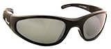 Sea Striker Skipper Polarized Sunglasses with Black Frame,Silver Mirror and Grey Lens (Fits Medium to Large Faces)