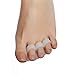 HuntGold Soft Silicone Toe Cover Hallux Valgus Insole Toe Separators Foot Care Semi Pad