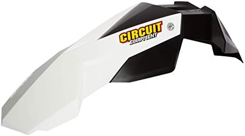 C84 CIRCUIT SUPERMOTO STEALTH FRONT FENDER (WHITE)