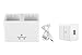Charging Station Compatible with Arlo Pro & Arlo Pro 2 & Arlo Go Rechargeable Batteries - Charge up to 2 Arlo PRO or Arlo GO Batteries at The Same time - by Wasserstein (White)