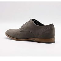 Classic Comfortable Modern Plain Toe Dress Shoes for Men (10 M US, Gray)