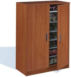 Zapatero armario para 30 pares de zapatos color CASTAÑO . Confortshop