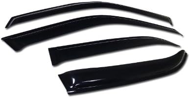 WindGlide (WV-CIV964DV2 Fits Honda Civic EK 4DR Ventvisor Side Window Deflector Dark Smoke 4PCS