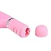 Spot vibrator Shmily 10-Frequency,Battery Powered Magic Wand Massager (Pink)