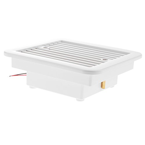 Baoblaze RV Caravan Motorhome Side Air Vent Ventilation Cooling Exhaust Fan 12V - White
