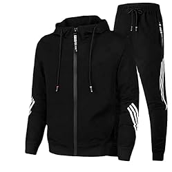 lionpaul Mens Full Zipper Hoodie and Sweatpants Set