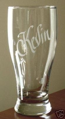 Personalized 16 oz Pilsner Pub Beer Glass