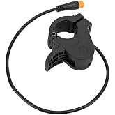 Electric Bike Thumb Throttle Bike 300X Speed Regulater Accelerator Conversion Part with 3 Pin Male Connector