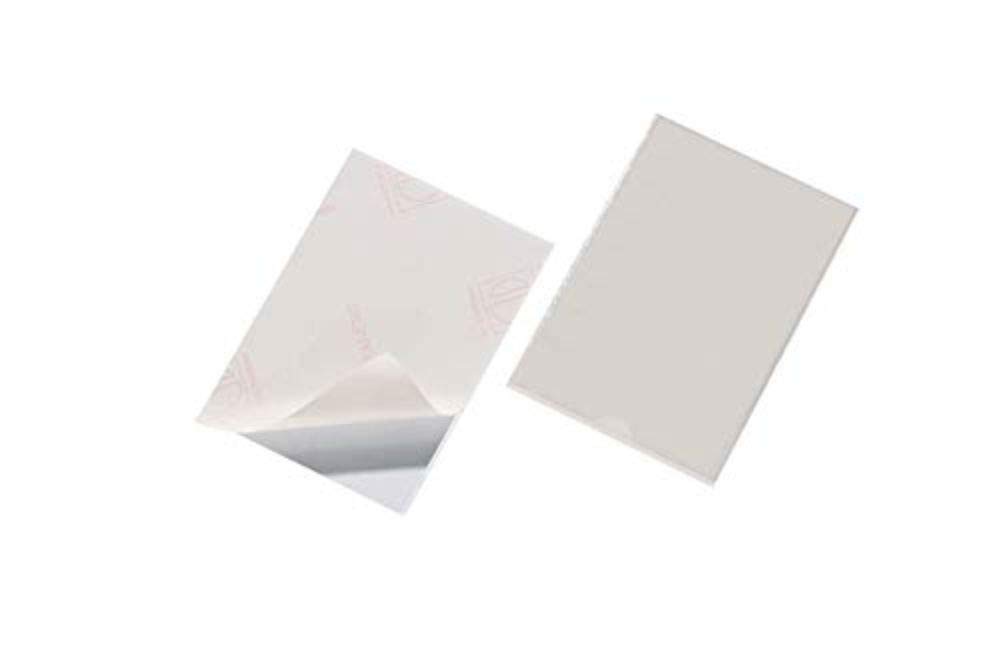 Durable 827619 Self-Adhesive Bag Pocketfix (Internal Size 148 x 105 mm, without insert badges) 25-Piece Transparent