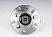 GM Genuine Parts 88964177 Rear Wheel Hub and Bearing Assembly with Wheel Speed Sensor and Wheel Studs