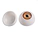 szzijia 8pcs 20mm Doll Eyeball Half Round Acrylic Eyes for DIY Reborn Baby Doll Bear