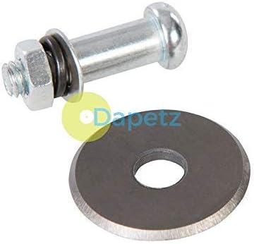 Dapetz® Tile Cutter Wheel 22mm Tungsten Carbide Replacement Wheel with Nuts and Bolts