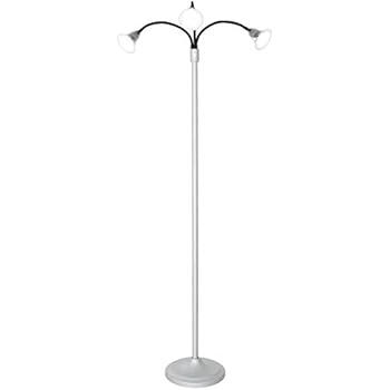 Amazon Com 3 Head Floor Lamp Led Light With Adjustable Arms