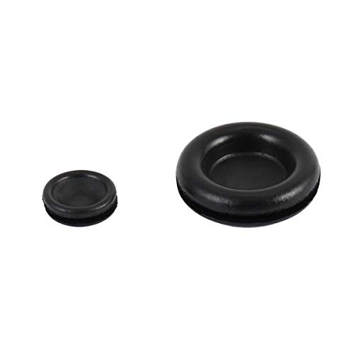 DEALPEAK 170PCS Assorted Rubber Grommet Assortment Set Electrical Conductor Wiring and Blanking Gasket Ring Grommets for Automotive, Plumbing, PC Hardware, Piano Repair - Thumbnail 2