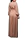 Happy Sailed Women Night Club Shimmer Slit Goddess Slit Dress, Medium Pink