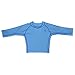 i play. by green sprouts unisex-baby Long Sleeve Rashguard | All-day UPF 50+ sun protection—wet or dry,Light Blue,12 mo