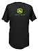 John Deere Men's Trademark Logo Core Short Sleeve Tee-Black-XL