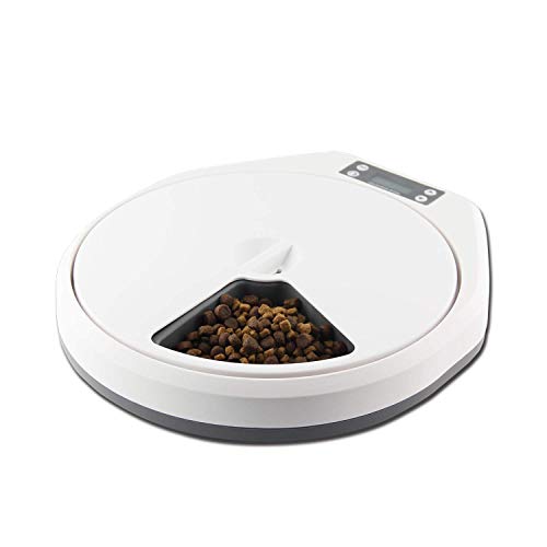 Pawise Automatic Pet Feeder For Dogs And Cats 5 Meal Trays Dry