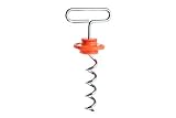 IntelliLeash 76040 MINI Intelli-Stayk Dog Tie Out. Special Surface Lock Technology Prevents Pulling Out and Bending! Only Tie Out You Will Ever Need!