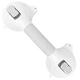 Grab Bar by Vive - Suction Shower Handle &amp; Bathroom Balance Bar - Safety Hand Rail Support - Handicap, Elderly, Injury, Senior Assist Bath Handle, Non Skid (12 in.) ()