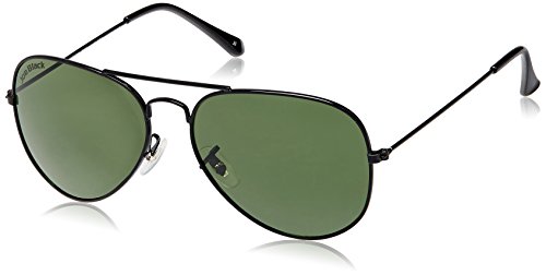 Joe Black Aviator Sunglasses (Shiny Black) (JB 111 |C35 58)