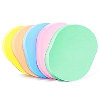 HansGo 50 PCS Colorful Facial Cleansing Sponge, Soft Powder Puff Make Up Cosmetic Beauty Sponge Blender Compressed Pad