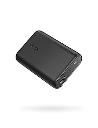 Cargador de batería Anker PowerCore 10000 portátil, uno de los más pequeños y ligeros, batería externa de 10000 mAh, ultracompacto, tecnología de carga extrarápida, para iPhone, Samsung Galaxy y más, Negro
