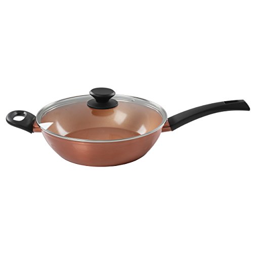 Eco-Friendly Home by Gibson Copper Fusion Non-Stick 3-Quart Covered Saute Pan