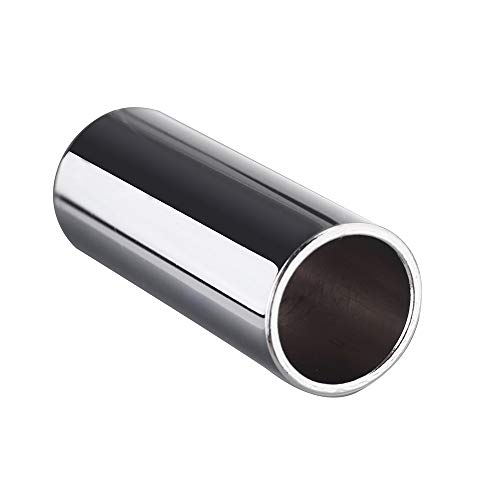 HeavenSense Joyo ACE-220 Guitar Slide Bass Cylinder Tone Bar Chrome-Plated Stainless Steel Metallic - Quarkscm