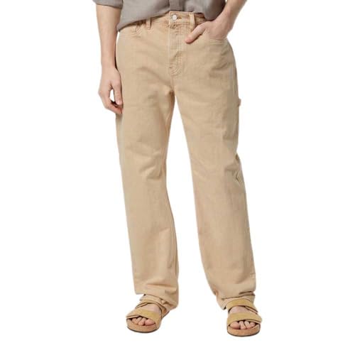 Scotch & Soda Verve Straight Workwear Jeans — Vêtements Dye Colors, Desert Sand 270, 33W x 34L Homme, Desert Sand 270, 33W x 34L