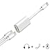 iPhone 7 Adapter & Splitter, Dual Lightning Headphone Audio & Charge Adapter for iPhone 7 / 7 Plus, iPhone 8 / 8 Plus, iPhone X.
