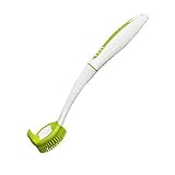 Leewos TPR High Strength Plastic Washing Brush Kitchen Dual-Use Dish Cleaning Supplies for Dish and Wok Easy to Rinse Ergo Grips