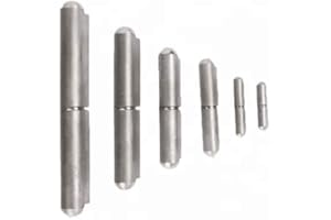 NORTHEAST HINGE Heavy Duty Weld-on Bullet Hinge in Weldable Steel, Stainless Steel, Aluminum, and Brass Without or with Grease Zerk in Multiple Sizes (Aluminum, 2.75")