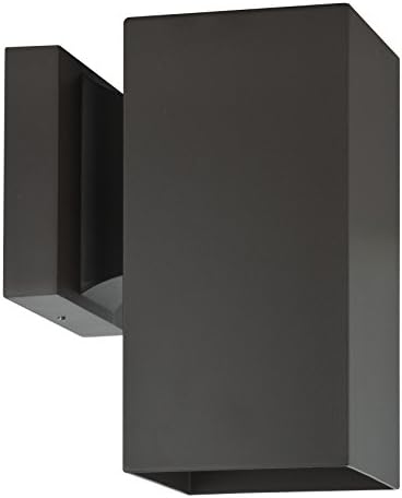 Luminance F6895-44 Contemporary 1 Fluorescent Light Square Exterior in Oil Bronze Finish