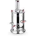 Samovar Tea Kettle, Turkish Semaver Charcoal and Wood Water Heater Boiler, for Camping, Picnic, Hunting, Hiking, Yachting