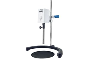 VISOSCI High Speed Homogenizer Lab Disperser Emulsifier,2000-20000rpm Digital High Shear Mixer Emulsification Machine,20-1000ml Capacity Emulsion Homogenize Dispersion Machine with Non-Slip Mat