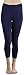 ToBeInStyle Women's Cotton-Spandex Capri Leggings - Navy - Large