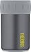 Thermos Vacuum Insulated Stainless Steel Beverage Can Insulator for 12 Ounce Can, Charcoal - 2 Pack
