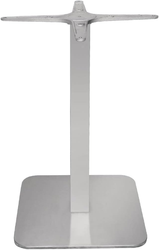Bolero Square Stainless Steel Table Base 680x400mm Indoor Kitchen Bistro Cafe