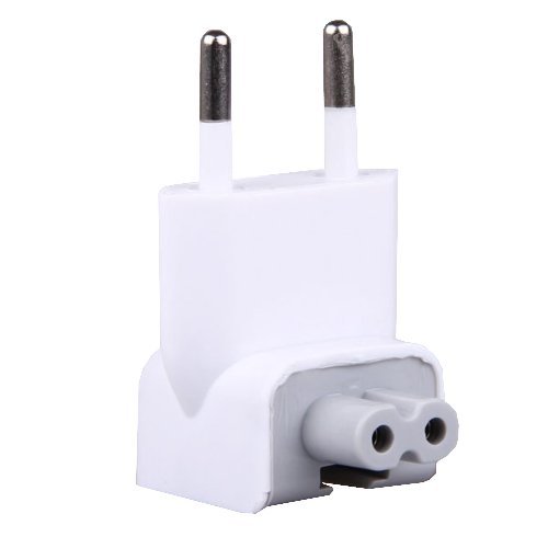 Apple-compatible interchange ac adapter plug (white)