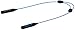 Cablz Monoz Zipz Classic Stainless Steel Cable, Blue, 14