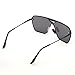 GAMT Fashion Mirrored TV Style Sunglasses Metal Frame Black