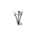 Optimus Titanium 3 Piece Cutlery Set