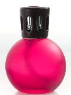 DARK RED Small Frosted Glass Sphere Lampair Fragrance Lamp by Millefiori Milano