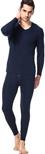 SANQIANG Men's 2pc Thermal Underwear Modal Long Johns Sets Warm Top and Bottom
